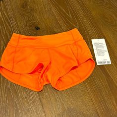 LULULEMON SPEED UP 2.5” Speed Ups Lululemon, Speed Up Shorts, Lululemon Speed Up Shorts, Lulu Lemon, Neon Orange, Dream Clothes, Speed Up, Poshmark Lululemon, Ups