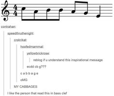 sheet music with notes and symbols on it