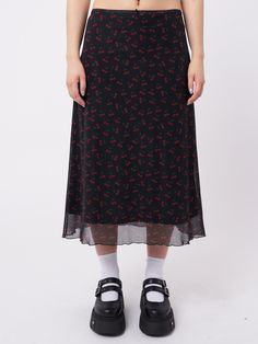 Find new trending women’s skirts at Minga London, including mini, maxi and midi styles for every season. For more Y2K and vintage-inspired pieces, order online with international shipping and 15% off for students available. Edgy Tops, Mesh Midi Skirt, Minga London, Mesh Maxi Skirt, Midi Skirt Outfit, London Outfit, Cherry Cola, Little Outfits, Mesh Skirt