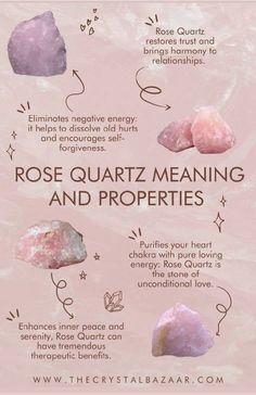 Rose Quartz Healing, Crystal Guide, Crystals Healing Properties, Spiritual Crystals, Essential Oil Candles, Crystal Healing Stones, Rose Quartz Necklace