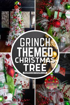 Grinch Christmas Tree Ideas Grinch Christmas Tree Ideas, Grinch Christmas Tree Ideas Themed, Grinch Tree Topper, Grinch Christmas Tree Topper, Mickey Mouse Christmas Tree, Grinch Tree, Christmas Tree Decorations Ribbon