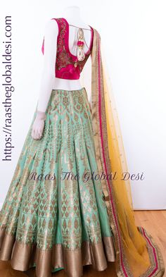 Lehriya Lehenga Choli, Lahriya Lehanga, Leriya Choli, Kota Doriya Lehenga, Ghatchola Lehengas, Choli Dress, Indian Lehenga Choli, Half Saree Lehenga, Indian Outfits Lehenga