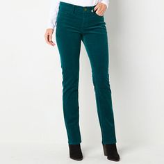 These St. John's Bay women's tall pants are neatly tailored from stretch cotton-corduroy, designed for a mid-rise to sit comfortably along your waist. They have a button-zip fly, 5-pocket tailoring, and straight legs. Wear yours with a turtleneck and heeled ankle boots.Front Style: Flat FrontFeatures: EssentialsClosure Type: Button & ZipperFit: Regular FitPockets: 2 Back Patch Pocket, 1 Front Coin Pocket, 2 Front Slip PocketsRise: Mid RiseFiber Content: 98% Cotton, 2% SpandexFabric Description: Corduroy Pant, Pants Corduroy, Tall Pants, Petite Pants, Corduroy Pants, Fall Wardrobe, Plaid Shirt, Turtleneck Sweater, Stretch Cotton