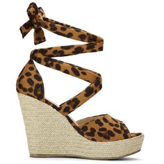 Shop Allegra K for faux suede lace up espadrille wedge heel sandals you are looking for, get more women's wedges for yourelf. Order now! Free Returns! Lace Up Espadrille Wedges, Tie Up Heels, Lace Up Espadrilles, Platform Wedge Heels, Platform Espadrilles, Espadrille Wedge, Open Toe Shoes, Wedge Heel Sandals, Suede Lace