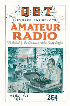 an advertisement for amateur radio from the 1950's