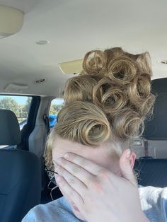 Pin Curl Updo, Apostolic Hair, Church Hair, Church Hairstyles, Hair Doos, Pin Curls, Hairstyles Updo, Hair Stuff