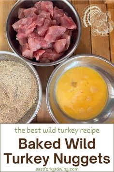 the best wild turkey recipe is baked with turkey nuggets