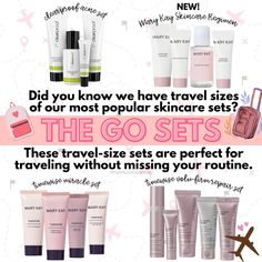 Mary Kay To Go Set, Mary Kay Travel Sets, Mary Kay Miracle Set, Mary Kay Starter Kit, Clearproof Mary Kay, Timewise Miracle Set