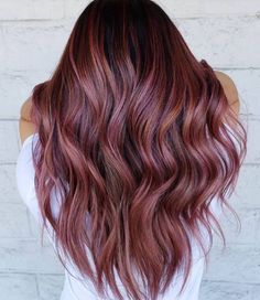 Mauve Highlights, Gold Hair Dye, Rose Gold Hair Dye, Best Rose, Gold Hair Colors, Hair Color Rose Gold, Perfect Hair Color, Hair Color Options