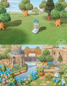 there are two pictures of the same scene in this game, and one has an image of a woman with flowers on her head