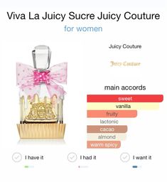 IVE BEEN GATEKEEPING THIS FOR SO LONG AND ITS LITERALLY MY FAV PERFUME EVER!!! juicy couture, sthlmstil, perfume, fashion, style, ootd, inspo, winter It Girl Perfume, Pampering Routine, Perfume Bottle Design, Diy Perfume