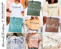 women's t - shirts with different sayings on them