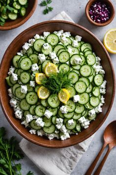 A photo of a  Cucumber Cottage Cheese Salad which is a type of cottage cheese salads Cucumber Cottage Cheese, Recipe With Cottage Cheese, Cheese Salad Recipes, Light Lunch, Wholesome Food