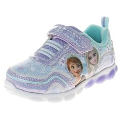 PRICES MAY VARY. DISNEY SHOES: These Frozen toddler girl shoes are an officially licensed girl’s footwear product. These Frozen toddler girls’ shoes are great for active little girls that love Elsa and Anna or any Disney cartoon characters. GIRLS LIGHT UP SHOES: Frozen shoes come in so many colors; Blue, purple, pink, white, silver with LED lights, they light up with every step. Elsa shoes are great for little girls to play like her favorite princesses, indoor or outdoor all day long. COMFORTABLE SHOES FOR TODDLER GIRLS: Frozen sneakers are made with high quality soft materials. Light up toddler shoes provide the perfect fit with a non-slip gripped outsole helping kids walk with excellent traction. SUPPORT: These Frozen shoes with lights provide the perfect fit with hook-and-loop closure t Princess Toddler Shoes, Frozen Shoes Kohl's, Elsas Shoes, Elsa Shoes, Frozen Shoes, Light Up Sneakers, Elsa And Anna, Light Sneakers, Disney Shoes