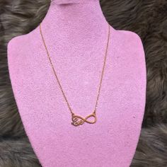 Infinity Necklace With Love Written Within. Lovely Gift For Bae Or A Loved One! Gold Infinity Necklace, Infinity Necklace Gold, Infinity Necklace, Lovely Gift, Womens Jewelry Necklace, With Love, Jewelry Necklaces, Women Jewelry, Necklaces