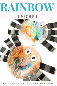 Itsy Bitsy Spider Preschool Activities, Spider And Insects Preschool, Coffee Filter Spider Webs, Spider Lesson Plans For Preschool, Spider Theme Preschool Activities, Incy Wincy Spider Craft, Itsy Bitsy Spider Craft For Toddlers, Spider Art For Toddlers, Itsy Bitsy Spider Craft Preschool