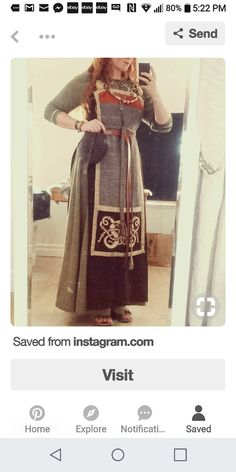 Viking Dress Woman Medieval Collectibles, Tvd Fanfiction, Viking Dress Medieval Collectibles, Viking Apron Dress Medieval Collectibles, Old Norse Clothing, Historically Accurate Viking Clothing, Dress Medieval, Bridesmaids Ideas, Costume Inspirations