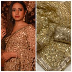 Bollywood Gold Saree mono net sequins embroidery work Saree, beautiful border Glamorous Saree With Intricate Embroidery, Glamorous Resham Embroidered Dupatta For Designer Wear, Glamorous Resham Embroidery Dupatta For Designer Wear, Glamorous Dupatta With Resham Embroidery For Designer Wear, Embroidered Glamorous Sharara For Festive Occasions, Glamorous Embroidered Sharara For Festive Occasions, Glamorous Blouse Piece With Intricate Embroidery For Festive Occasions, Glamorous Festive Blouse Piece With Intricate Embroidery, Glamorous Festive Blouse With Intricate Embroidery