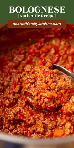 a ladle full of homemade bologi cheese