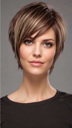 22 Trendy MOM Cuts You Need to See! – Stylish Hair Ideas Diana Haircut, Shaggy Haircut, Edgy Hairstyles, Choppy Bob Hairstyles For Fine Hair, Short Permed Hair, Pixie Haircut Ideas, Mom Cut, Shaggy Short Hair