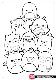 Squishmallows Squishmallows Drawing, Library Displays, Coloring Pages To Print, Cute Easy Drawings, Christmas Coloring Pages, Busy Book, Fairy Core, Pictures To Draw, Colouring Pages