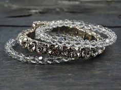 Swarovski Crystal Bangles Wedding Day Jewelry, Bangles Making, Crystal Bangle, Bangle Set, Austrian Crystal, Clear Crystal, Swarovski Crystal, Diamond Bracelet, Bridal Jewelry