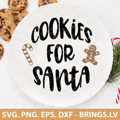 Cookies for Santa SVG Cookies For Santa Svg, Santa Claus Svg, Htv Projects, Cookie Plate, Cookies For Santa, Santa Svg, Winter Svg, Svg Christmas, Christmas Svg