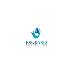 the logo for hold you foundation, which is designed to look like an outstretched hand