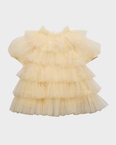 Love Parade, Pre Fall Collection, Play Dress, Tutu Dress, Tulle Dress, Kids' Dresses, Baby Dress, Puff Sleeves, Crew Neckline