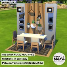 the sim4 noc / mod - free functional in game play patio / interest idefinte maya