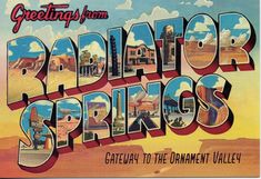 an advertisement for the radio springs in arizona