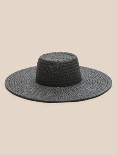 Wide-Brim Straw Hat | Banana Republic Factory Wide Brim Sun Hat For Outdoor Activities, Brimmed Straw Hat For Summer Outdoor Activities, Summer Brimmed Straw Hat For Outdoor Activities, Wide Brim Boater Hat With Uv Protection For Outdoor, Summer Bucket Hat For Outdoor Activities, Packable Brimmed Hat For Beach Season, Lightweight Fedora Sun Hat For Outdoor, Outdoor Fedora Hat With Uv Protection, Packable Wide Brim Bucket Hat For Vacation