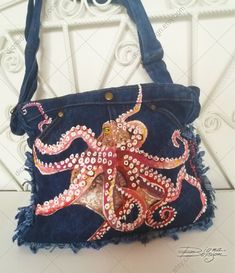 an octopus bag is hanging on the wall