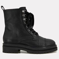 Comfortable Footwear, Lace Up Combat Boots, Clog Heels, Combat Boot, Real Style, Winter Essentials, Lug Sole, Lace Boots, Stacked Heel