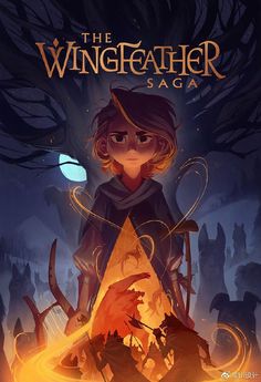 the cover to the book, the wingfater saga