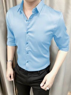 Đến zenno shop để xem thêm nhiều mẫu mới nha. Theo dõi ngay hôm nay Mens Dress Outfits, Dresses For Men, Gk Knowledge, Shirts And Pants, Formal Mens Fashion, Trendy Mens Fashion, Formal Shirt