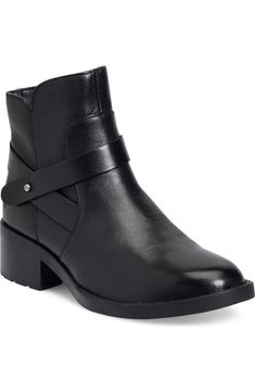 Børn Tori Leather Bootie (Women) | Nordstromrack The Chic, Rubber Sole, Leather