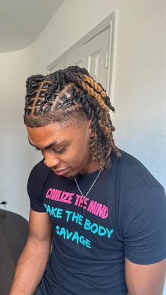 2 Strand Twist Locs Style For Men, Hairstyles For Men Locs, Styles For Men’s Locs, Barrels Into Two Strand, Loc Two Strand Twist Styles Men, Men’s Barrel Twist, Loc Hairstyles Men Short, Black Male Loc Styles, Black Man Dreads Hairstyles