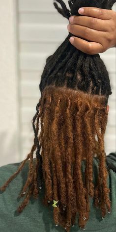 Dyed Sisterlocks, Loc Versatility, Peekaboo Locs, Black Locs, Brown Dreadlocks, Pretty Locs, Colored Locs, Short Dreadlocks Styles