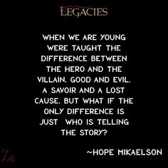 the quote from hope michaelson that says, when we are young were taught the differences between