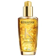 Óleo Kérastase Elixir Ultime Originale | Beleza na Web Kerastase Elixir Ultime, Kerastase Hair, Best Hair Oil, Hair Oil Serum, Camellia Oil, Marula Oil, Cold Cream, Hydrate Hair, Dull Hair