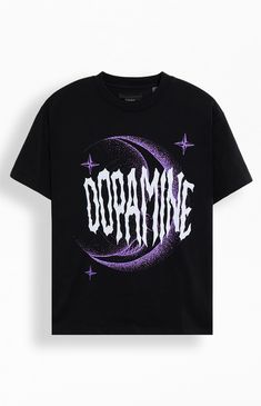 Experience a rush of good vibes with the Dopamine Embroidered Oversized T-Shirt from PacSun. Crafted with a classic crew neckline and short sleeves, it offers an effortlessly cool oversized fit. The highlight of this tee is the bold Dopamine embroidery on the front, adding a playful and energetic touch to your look.


	Crew neckline
	Short sleeves
	Oversized fit
	Bold embroidery on the front
	Machine washable
        Model is wearing size medium
	Model Measurements: 6'1” Height, 31” Waist, 32” I Dopamine Embroidery, Trendy Embroidered Crew Neck T-shirt, Oversized Graphic Tee With Embroidered Graphics, Pacsun Mens, Christmas 2024, Oversized T Shirt, Basic Tees, Oversized Tshirt, Pacsun