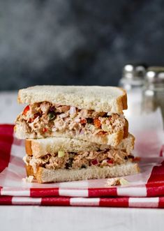 Classic Tuna Salad Sandwich Recipe Classic Tuna Salad Sandwich, Tuna Salad Sandwich Recipe, Classic Tuna Salad, Salad Sandwich Recipe, Tuna Salad Sandwich, Slow Cooker Bbq, Nyt Cooking, Salad Sandwich, Sandwich Recipe