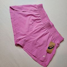 Asics Women's Size Xl Nwt Elastic Waist Flutter Hem Running Short Lined Pink Condition Is "New With Tags" Please See Photos For Measurements And Garment Tags. Pink Casual Activewear For Summer, Summer Casual Pink Activewear, Casual Summer Pink Activewear, Casual Pink Summer Activewear, Pink Casual Activewear For The Beach, Purple Casual Summer Activewear, Purple Activewear With Elastic Waistband For Spring, Purple Spring Activewear With Elastic Waistband, Spring Purple Activewear With Elastic Waistband