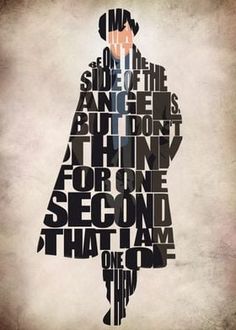 the doctor who is depicted in an old style tyure with words written on it