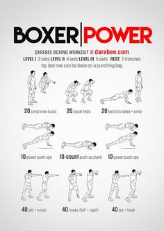 a poster with instructions for how to do a box - power exercise in 10 minutes