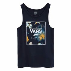 The new Vans Print Box Tank Vest Dress is a refreshing summer wear that should be a closet staple. Print Box, Vans Off The Wall, Mens Vans, Vest Dress, Summer Wear