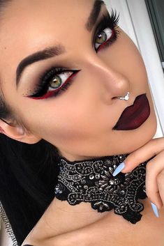 39 Glam and Sexy Vampire Makeup Ideas 2019 Carnaval Make-up