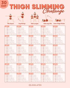 Thigh Challenge, Month Workout Challenge, Plie Squats, Kiat Diet, Healthy Quotes, Month Workout, 30 Day Fitness, 30 Day Workout Challenge, Body Workout Plan