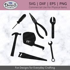 a set of tools for every crafter to use in this project, including scissors and wrenches